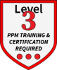 Level 3 badge used at Pikes Peak Makerspace