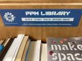 PPM Library engraved metal sign